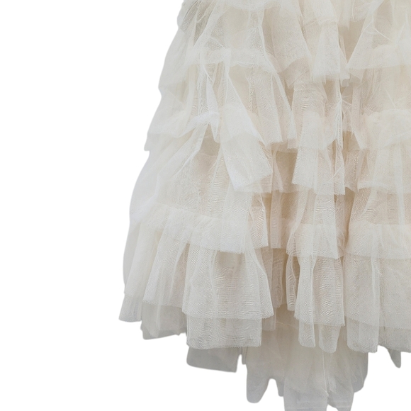 Joyfolie Girl's Geneva Tulle Ruffles Petticoat Flower Girl Dress - Picture 6 of 13